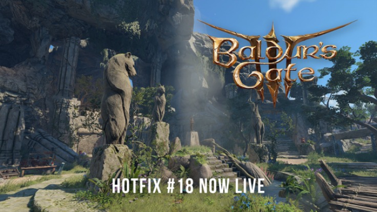 Baldur's Gate 3 Hotfix 18