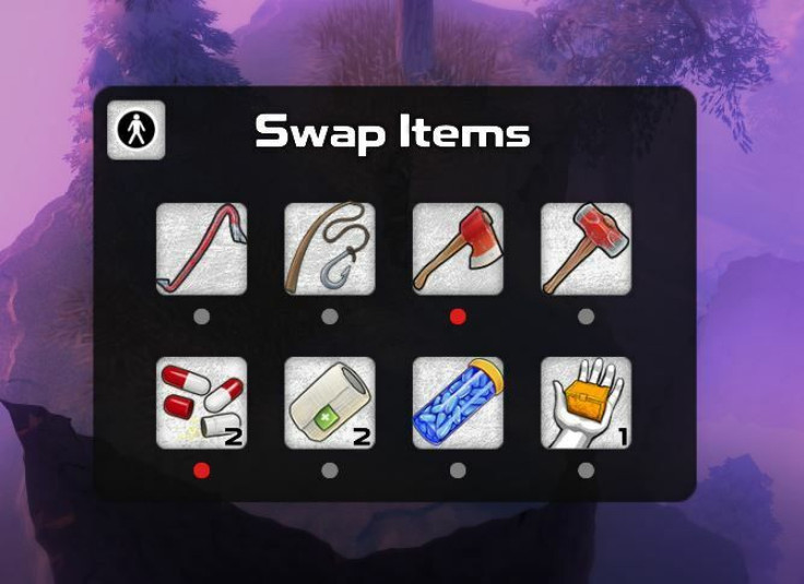 Swap Items Screen