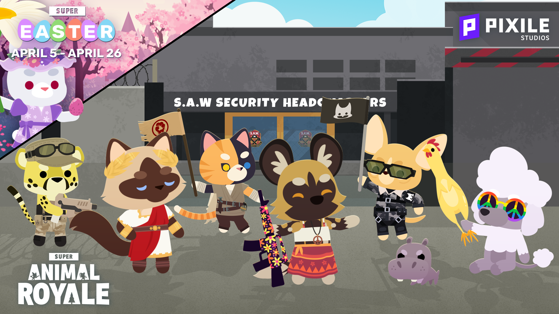 Super Animal Royale: Season 3 Update Revamps the Popular S.A.W. vs.  Rebellion Mode