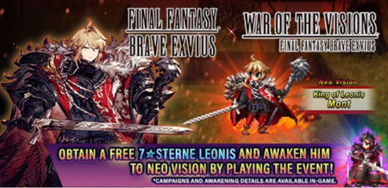 Final Fantasy Brave Exvius Launches New Collab with War of the Visions