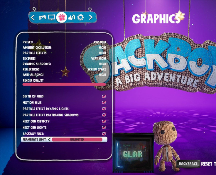 Sackboy: A Big Adventure PC Graphics