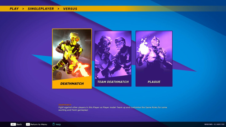 New Play Menu