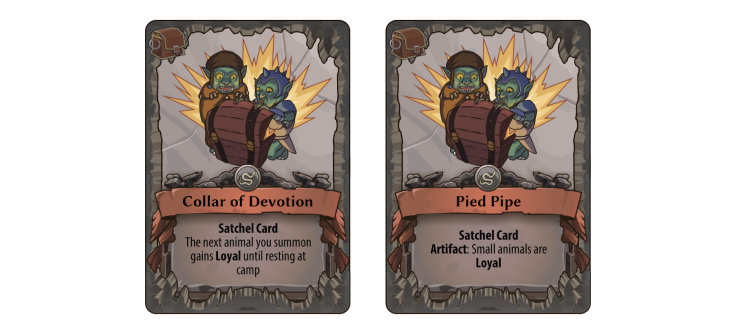 New Cards: Collar of Devotion and Pied Pipe