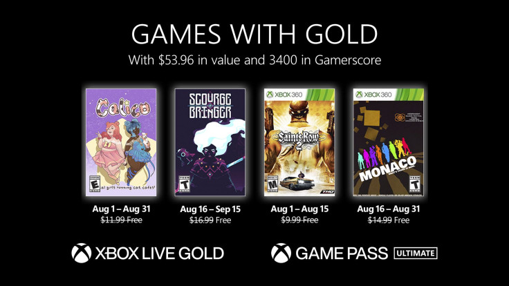 Here are the free games coming to the Xbox Live Gold August 2022 lineup, available throughout various days in August to September 15.