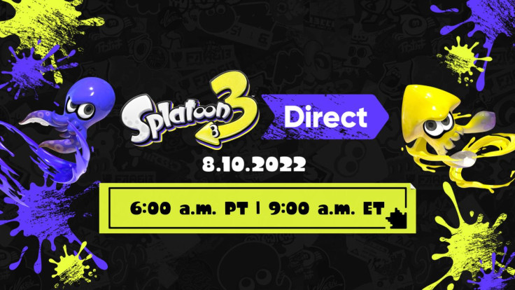 A special Nintendo Direct for Splatoon 3 will air on August 10, featuring 30 minutes of updates.