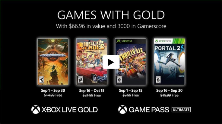 Here are the free Xbox Games with Gold for the month of September 2022.