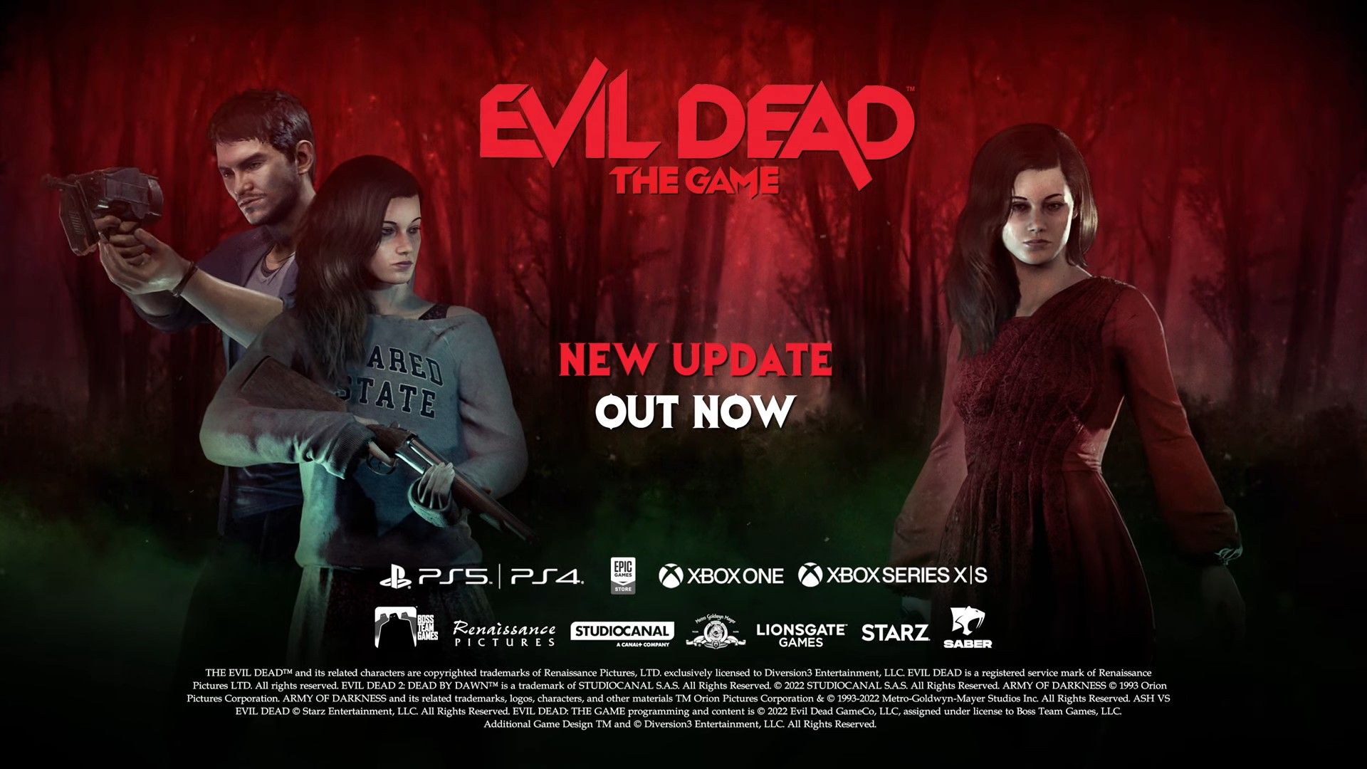 Evil Dead The Game Update Brings Mia and David from 2013 Movie