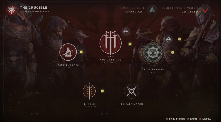 New Crucible Interface