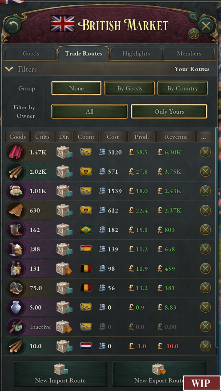 New and Improved Trade Routes UI