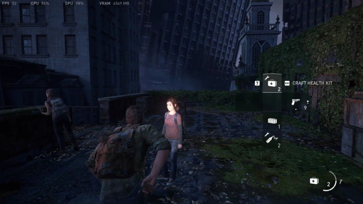 TLOU Part 1: Arrow Key Bug