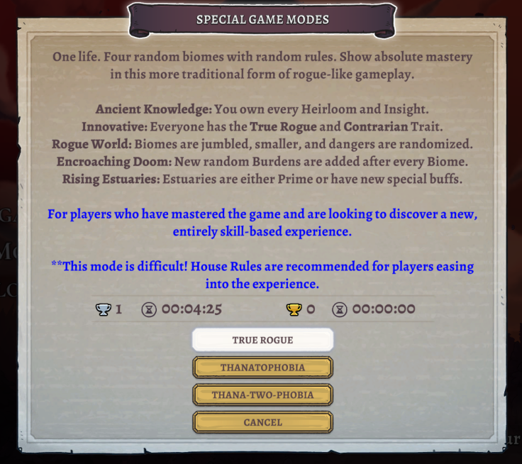 Rogue Legacy 2 New Special Game Modes