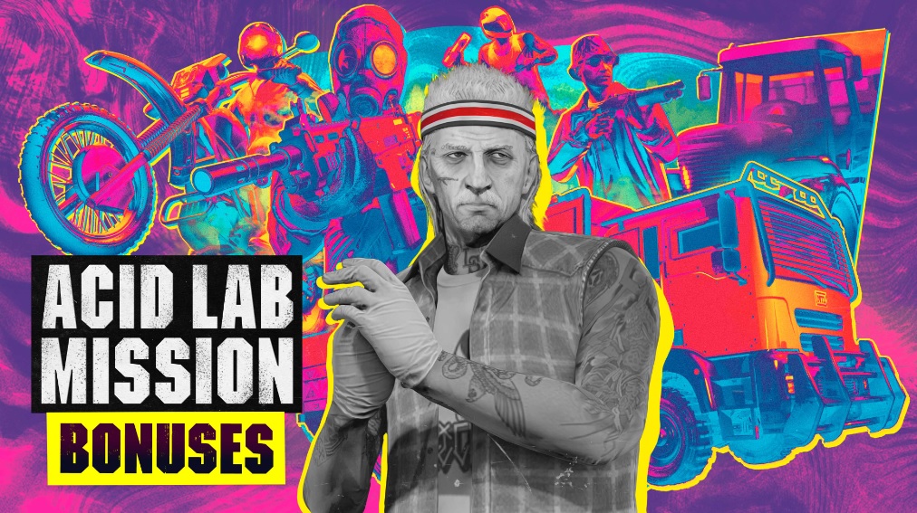 GTA Online Weekly Update Go Trippin' with Bonuses on Acid Lab Mission