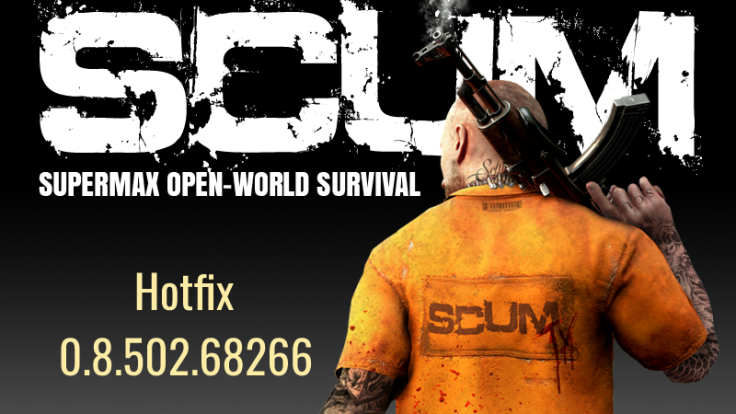 SCUM Hotfix 0.8.502.68266