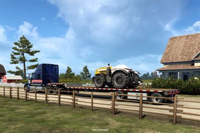 American Truck Simulator Farming Machinery