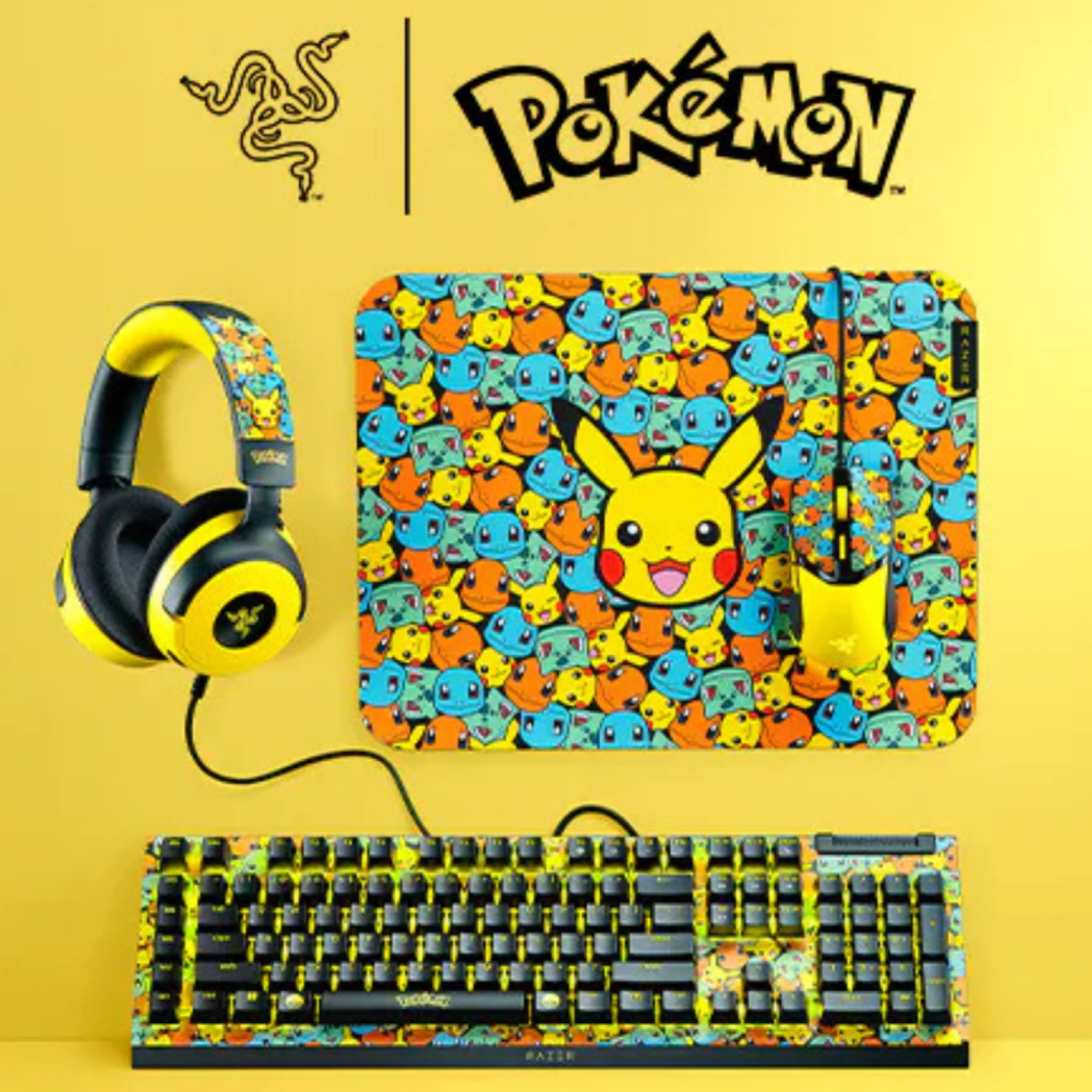 razer ポケモン ピカチュウ キーボード マウス 【公式通販】 razer ポケモン ピカチュウ キーボード マウス 【公式通販】
