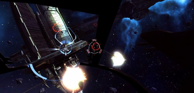 A shot of the missile lock system in EVE VR (PHOTO: CCP)
