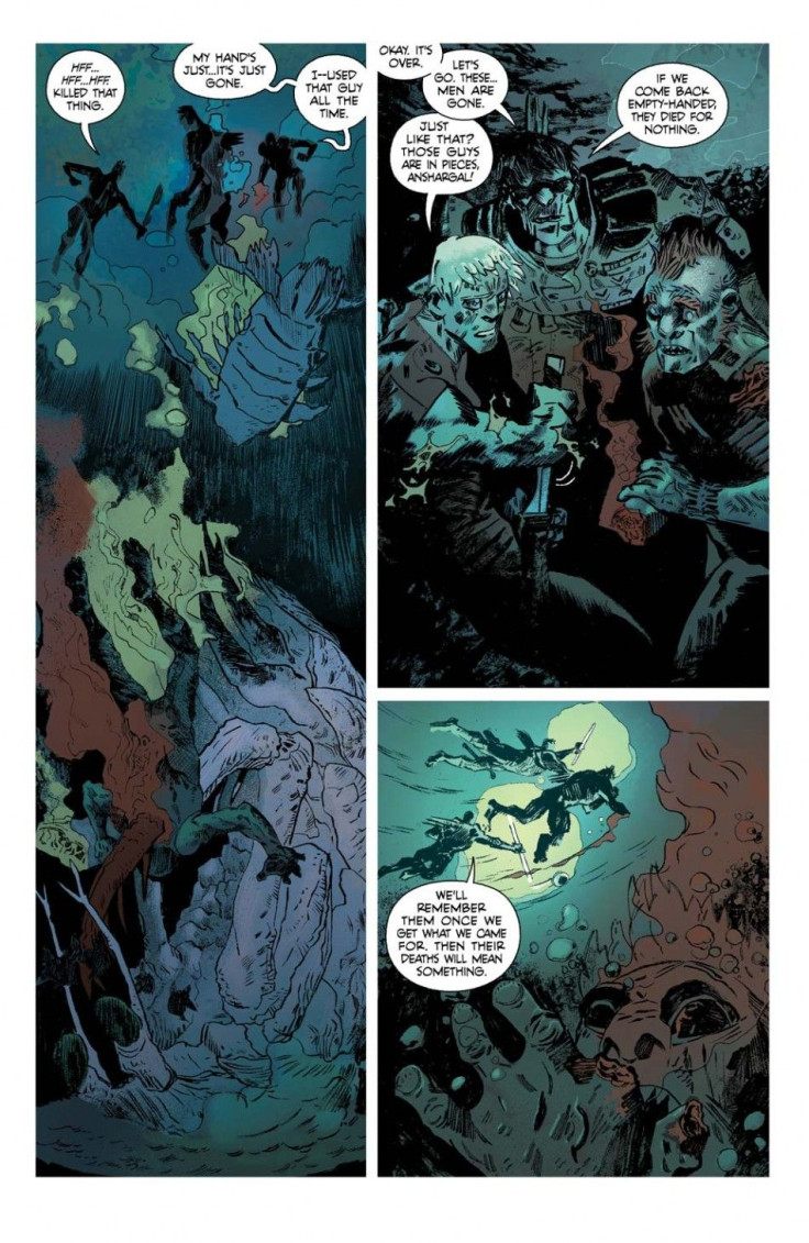 The art for the "Undertow" comic series was created and colored by Artyom Trakhanov, an artist from Siberia. (Image: Image Comics)