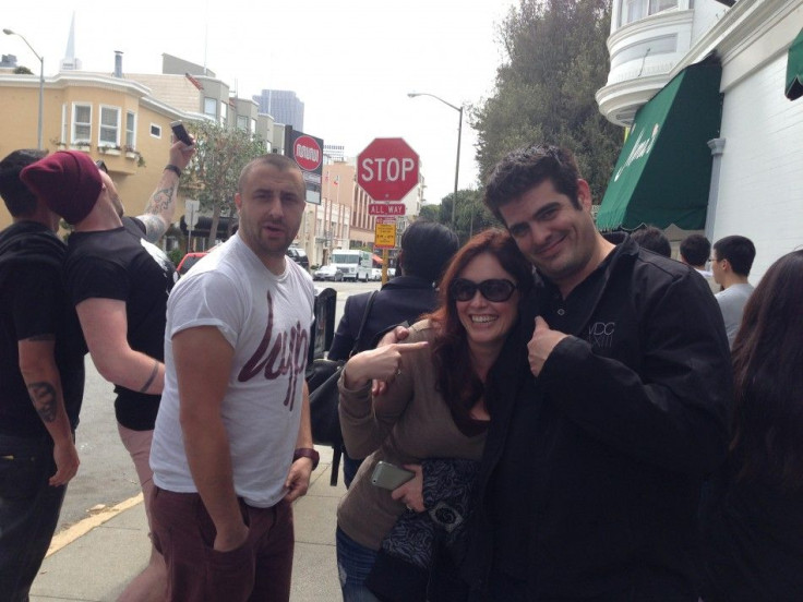 Waiting outside of &quot;Mama's,&quot; it was a perfect time to stike a few poses.