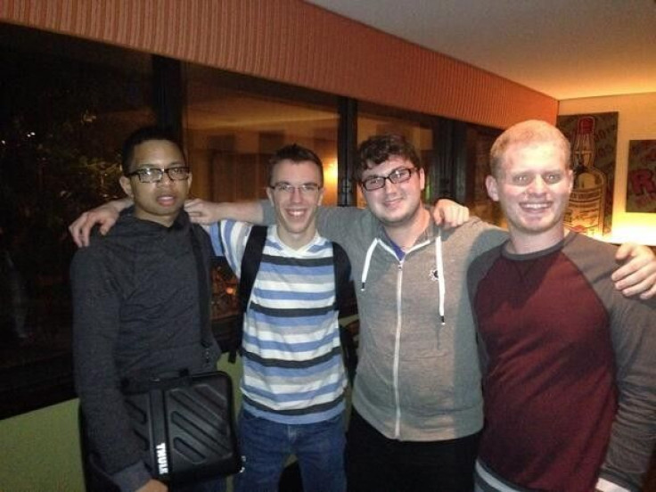 @JeffBenjam of @iDownloadblog, @austinnotduncan, William Vabrinskas  -- @william_vab and @matthewmspace at JailbreakCon 2014 (Photo: Twitter)