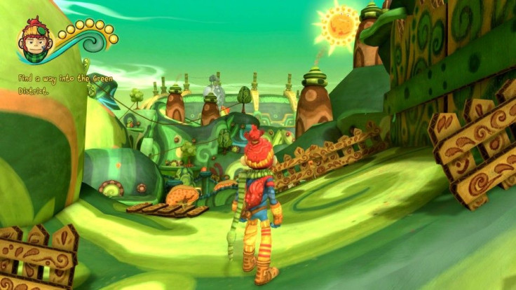 The Green District is one of the many unique settings explored over the course of The Last Tinker: City of Colors' story.