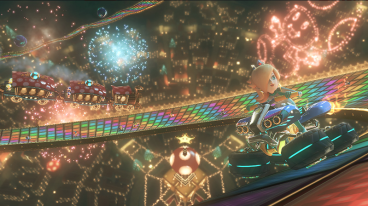 These fireworks are well deserved. Mario Kart 8 is gorgeous and very fun.
