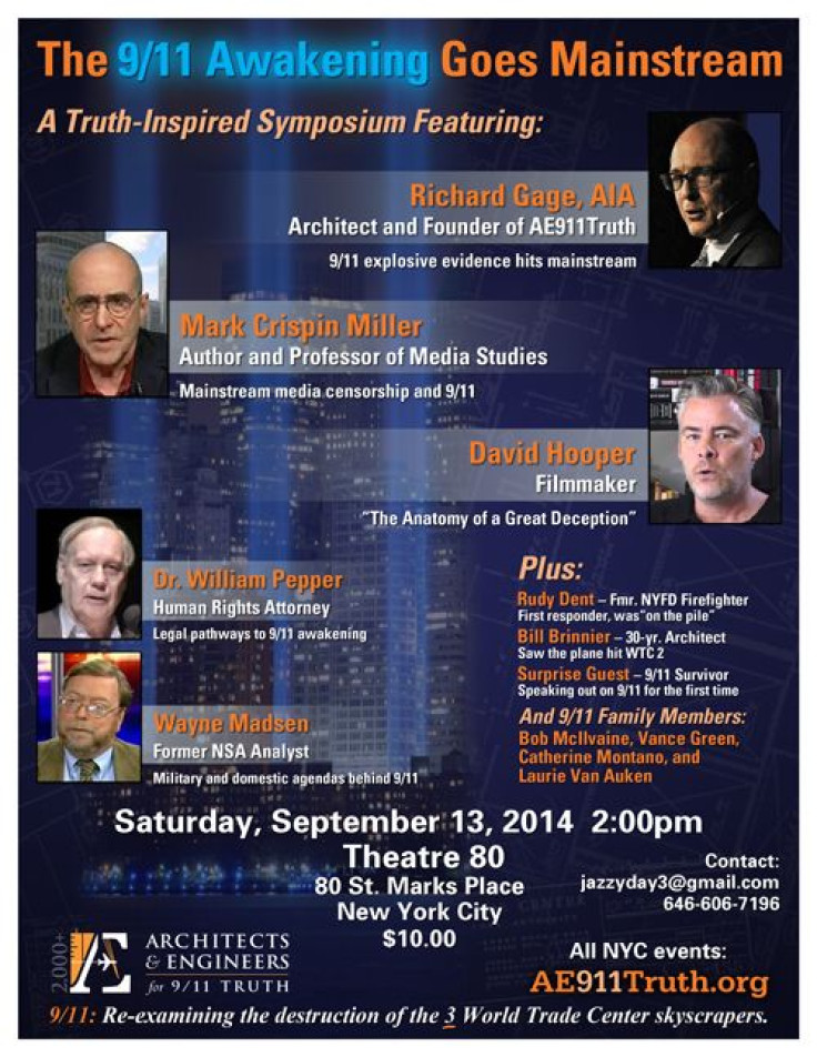 The Symposium of super serious people who are super serious about WTC 7 being super seriously blown up with invisible nanothermite (Architects & Engineers for 9/11 Truth)