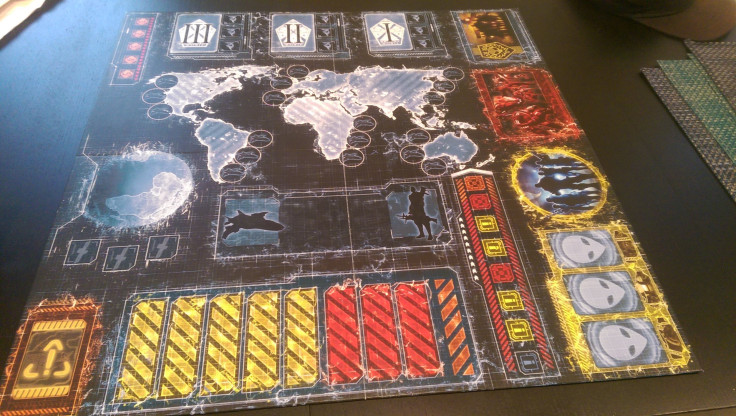 The board for XCOM: The Board Game