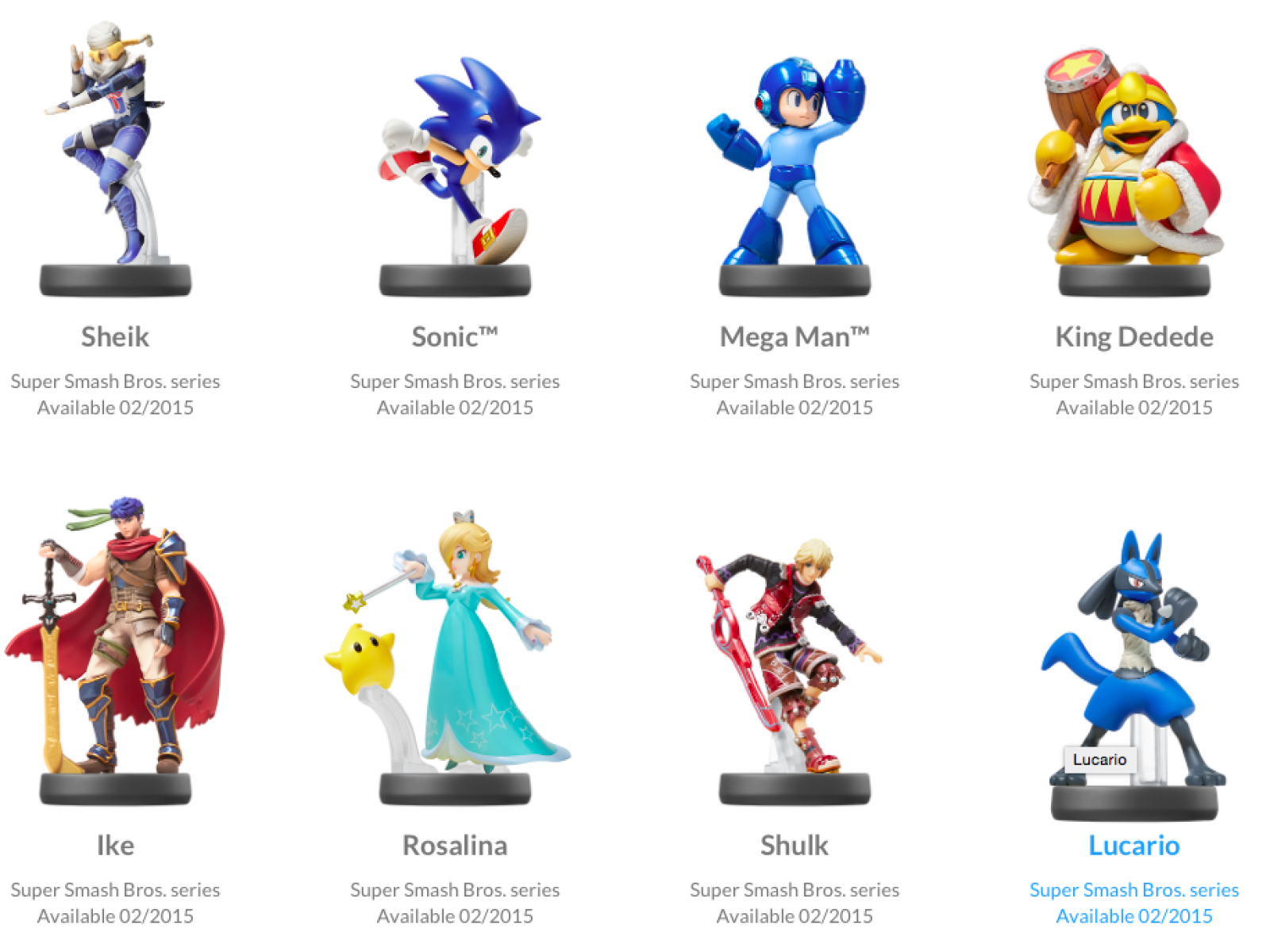 Sonic amiibo discount gamestop