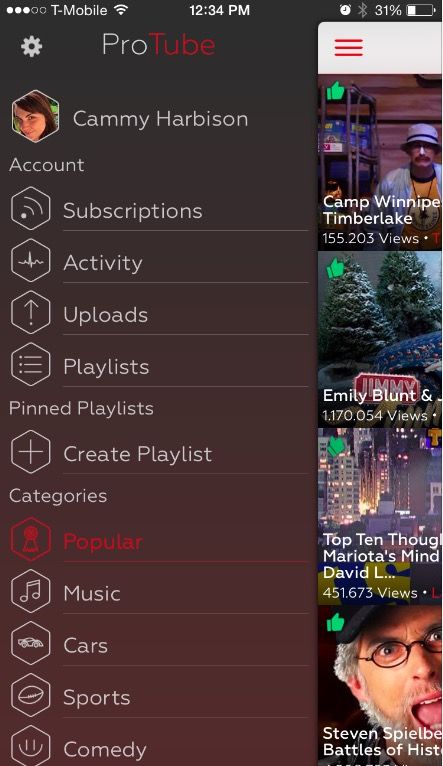 Want to download YouTube videos on your iPhone or iPad? Check out "ProTube for YouTube" app.