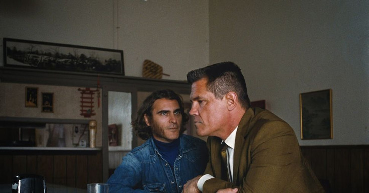 Larry "Doc" Sportello and Detective Christian "Bigfoot" Bjornsen share many an awkward meal in "Inherent Vice."