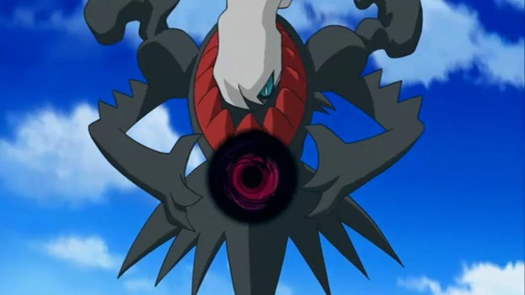Darkrai using Dark Void in the Pokemon anime 