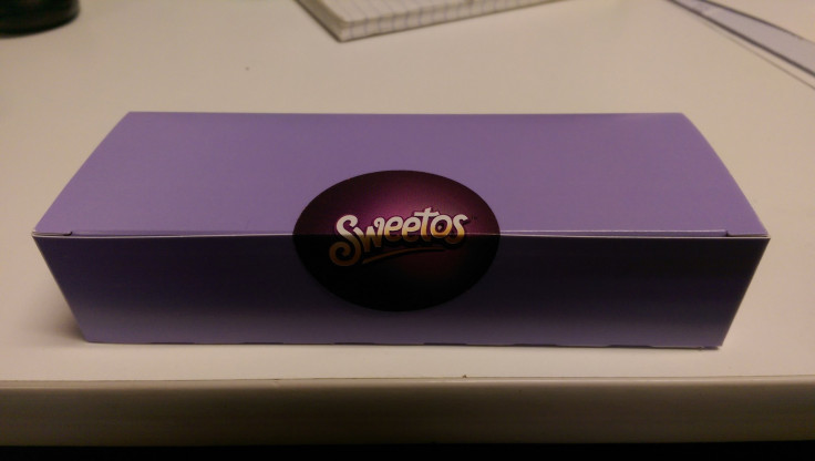 The box containing my Sweetos sample