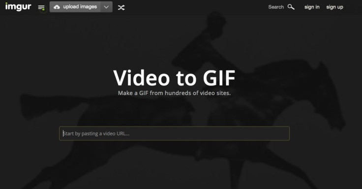 Imgur's "Video to GIF" tool is an easy way for desktop and latop users to convert any video into a an animated gif.