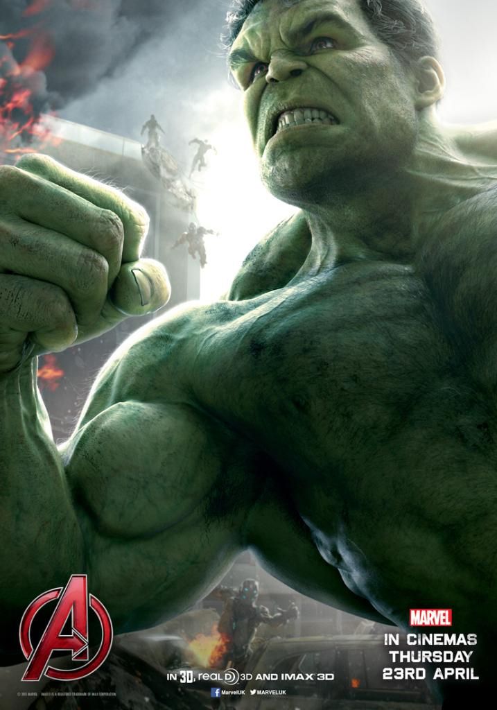 The Hulk in his own poster for Age of Ultron