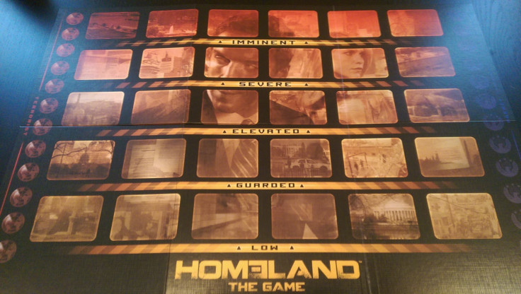 The board for Homeland: The Game