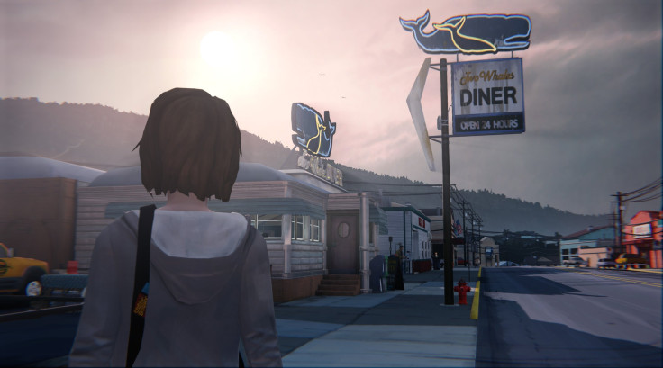 Max heading to a diner in Arcadia Bay in Life Is Strange Episode 2.