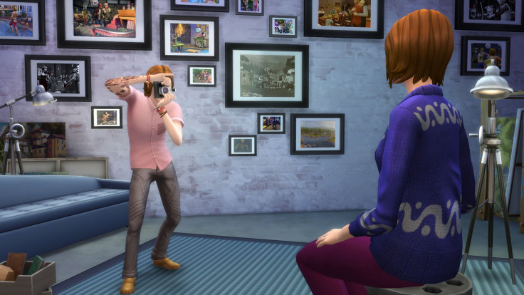 Smile for the camera! You can open up a Photography Studio in "The Sims 4 Get to Work."