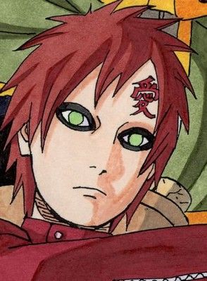 Gaara art from Gaara Hiden.