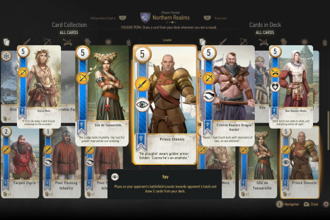 Spies are about as good an opening play as you can make in Gwent