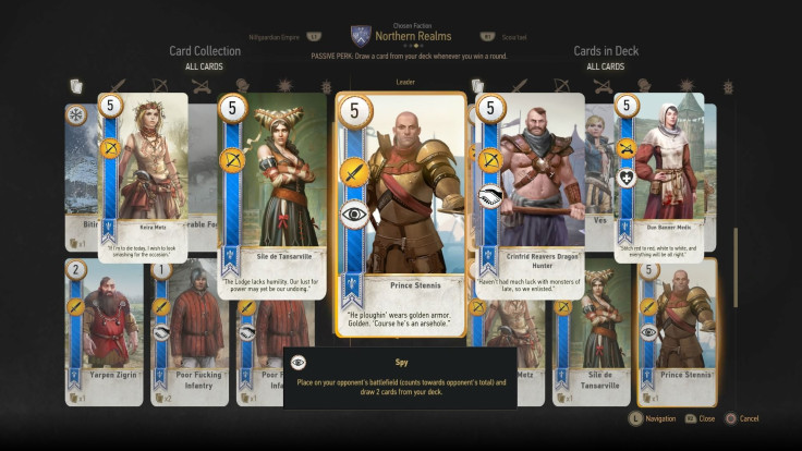 Spies are about as good an opening play as you can make in Gwent