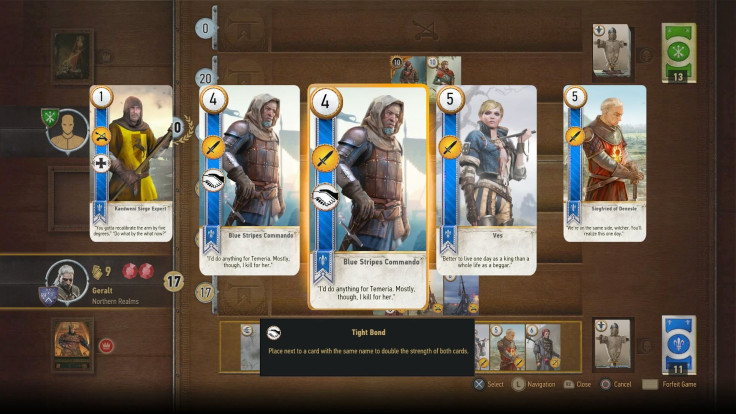 Sometimes, two- and three-card combinations will offer all you need to win a round of Gwent