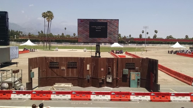 The DARPA Robotics Challenge obstacle course.