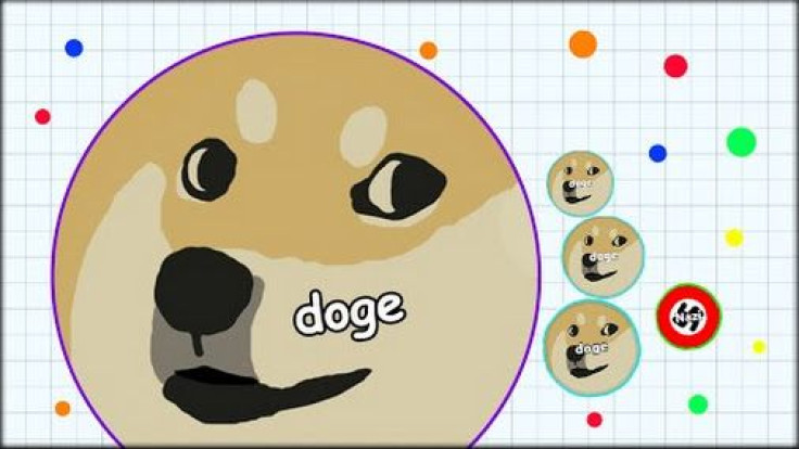 Agario has many skins and mods to make the game more interesting, like the popular "Doge" skin.