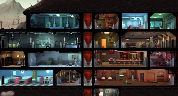 Place similar kinds of rooms next to each other in Fallout Shelter to create larger rooms that hold more people and produce more efficiently.