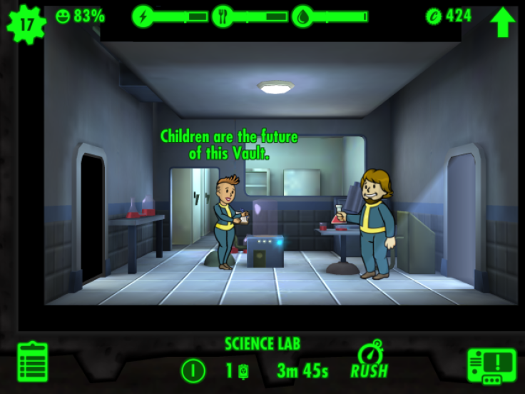 Making babies is something you should definitely do to increase your vault population but make sure to do it responsibly!