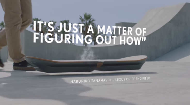 Lexus claims to have developed a hoverboard. 